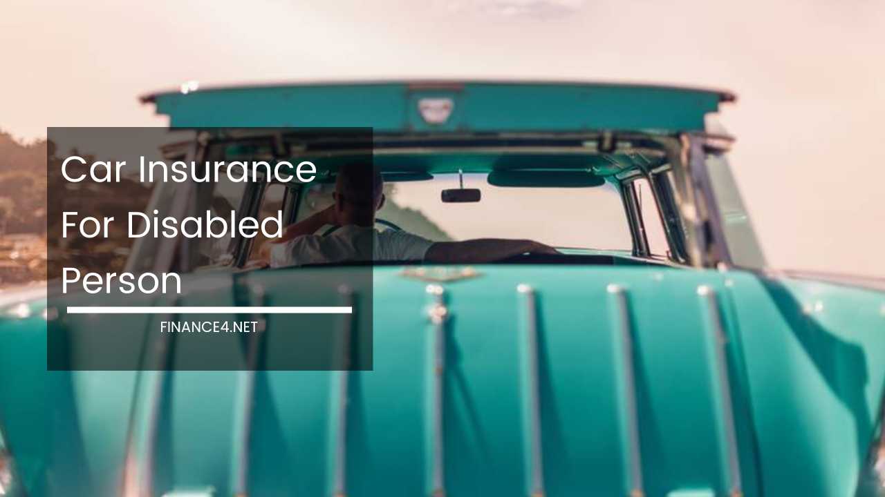 Car Insurance For Disabled